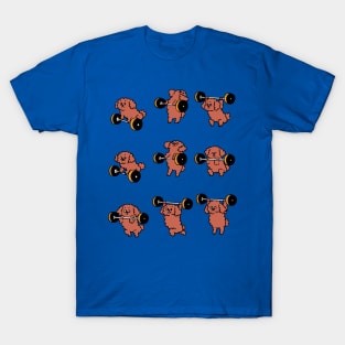 Olympic Lifting Poodle T-Shirt